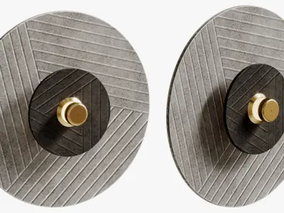 wall lamp acoustic 3D model