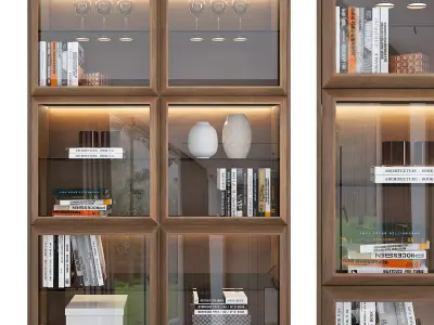 Kvadro Bookshelves 3D model purchase