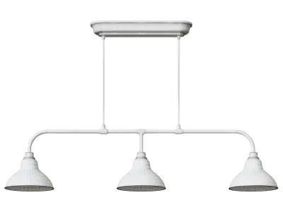 AGUNNARID Pendant lamp with 3 lights black 3D model