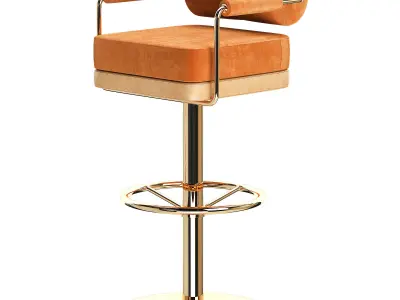 Mezzo chair bar anderson Low-poly 3D model