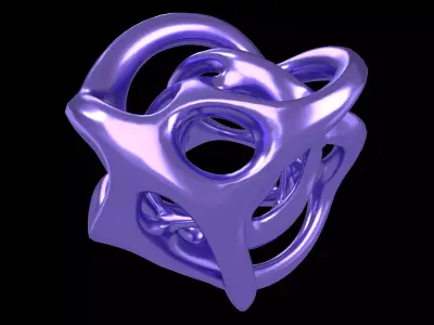Abstract Shape v40 004 Low-poly 3D model