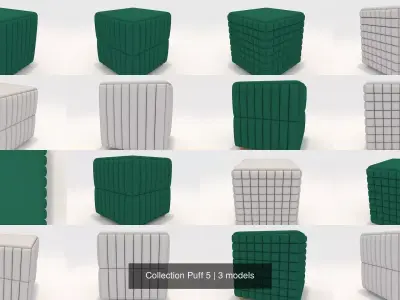 Collection Puff 5 3D Model Pack