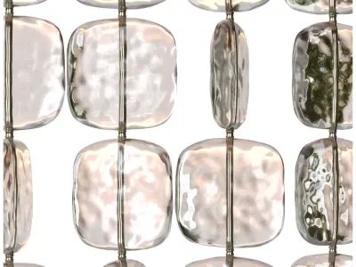 glass block partition 3D model