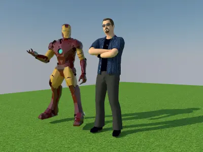 Iron man 3D model 3D model