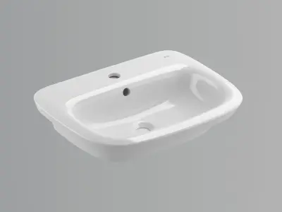 Eurostyle Semi recessed Basin 60 Set 3D model