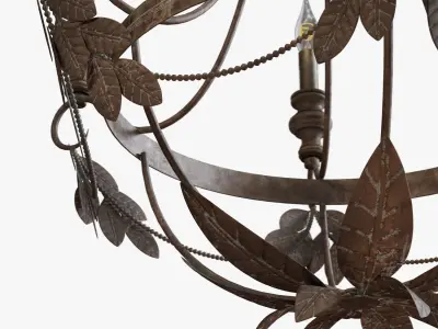 Pottery Barn madeline chandelier 3D model