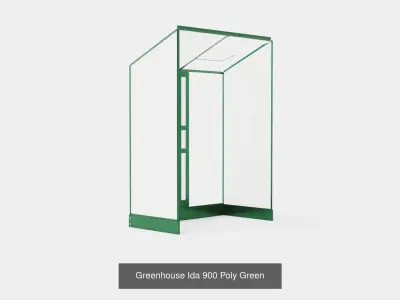Collection of Greenhouse Ida Green - 4 Models 3D Model Pack