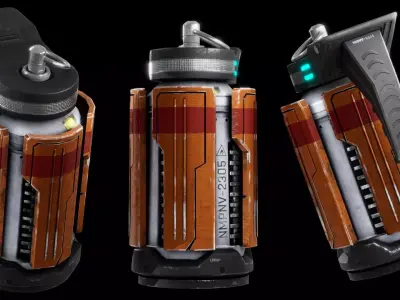 Sci Fi Grenade  3D model