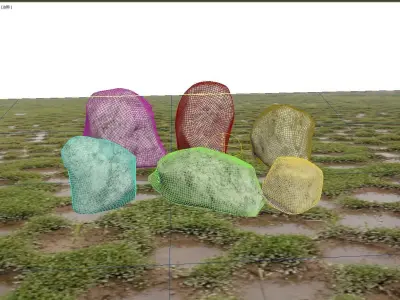 CG rock head mountain model download scene stone  3D model
