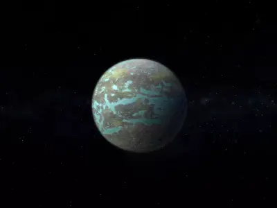 Alien Planet 09 Low-poly 3D model