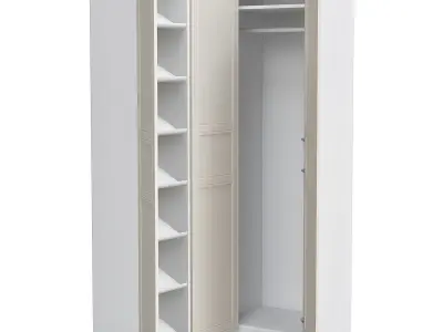Pax Corner Wardrobe Ikea 3D model