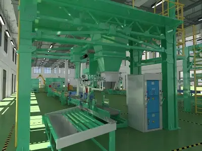 Industrial Production Workshop 3D model