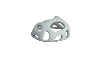 SciFi Cube Object No 46223 Low Poly Shape Low-poly 3D model