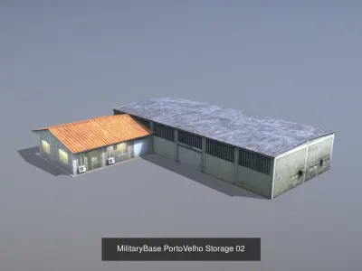  Collection MilitaryBase PortoVelho 3D Model Pack