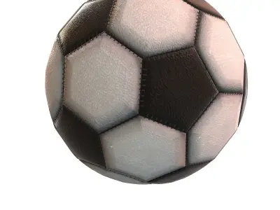 Antic soccer ball collection 3D model