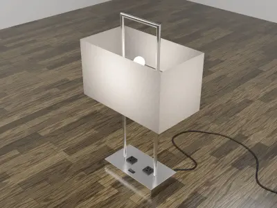 modern table lamp 3D model