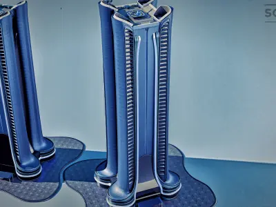 Futuristic Sci-Fi Skyscraper  Building 3D model