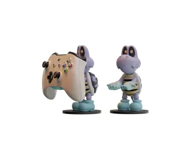 Dry Bones Controller Stand 3D print model