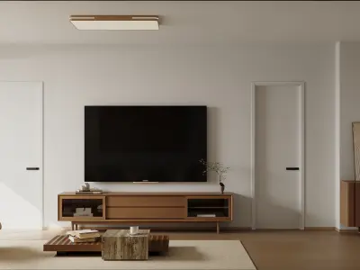 apartment interior scenes      3D model buy