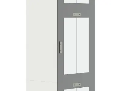 Metal Elevator 3D Model 3D model