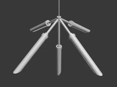 Suspension lights Spur Pendant  3D model