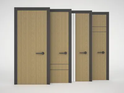 Classic Door 02 Free 3D model