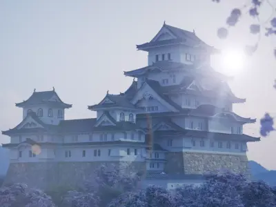 Himeji Castle 3D model