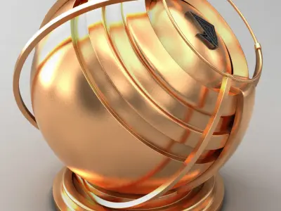 VRAY SHADER---METAL---Electrum 90 Texture