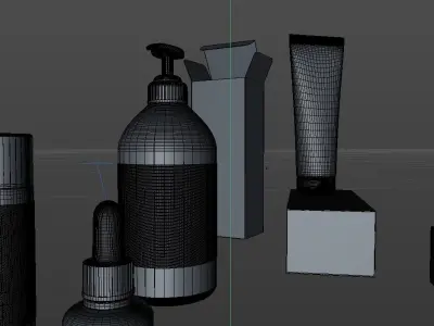 Pack 1 cosmetic 3D model