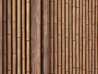 Bamboo decor n21 3D model