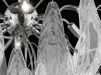 79309x Vetro Lightstar Chandelier 3D model