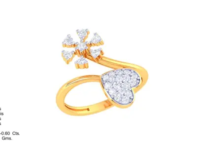 Delicate Ring - 46 3D print model