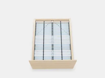 MALM Bed frame high 46 3D model