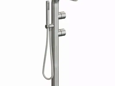 Rubinetterie Treemme Floor Standing Bathub Mixer 3D model