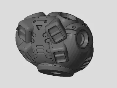 CHIBI-TECH SD - SERPENT CORE 3D print model