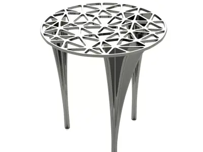 Sedona Side Table Low-poly 3D model