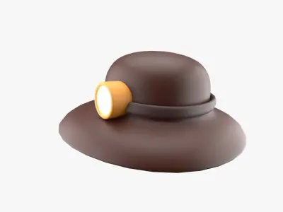 Travelling Hat 3D model