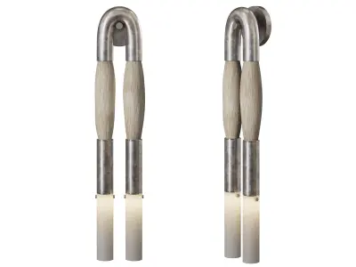 Horsehair Sconce 3D model