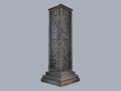 monolith Low-poly 3D model