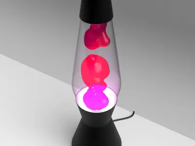 Astro the Original Lava Lamp Black 3D model