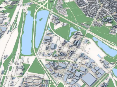 Cologne City Germany 3D model