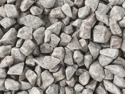 Rock stone granite  3D model