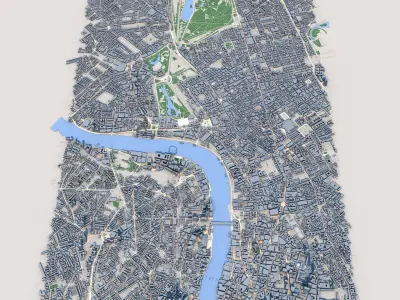 London City United Kingdom 3D model