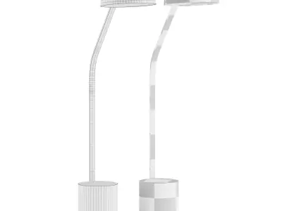 Half Dome Overhang Lamp 3D model