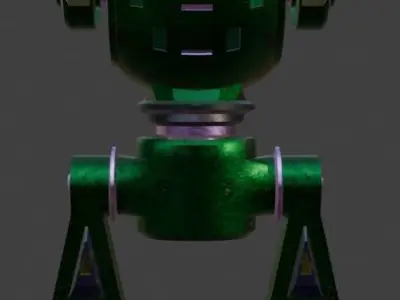 Sci-Fi Robot Enemy 003 Low-poly 3D model