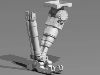 Spaceship Landing Gear 3D model