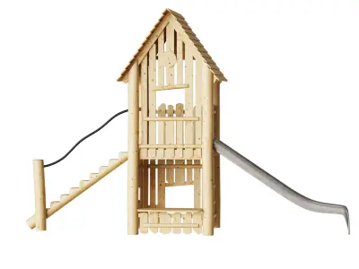 Playhouse with slide Premium 3D model