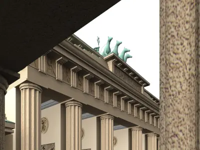 Brandenburg Gate Berlin 3D model