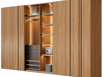 Lema wardrobe with slide doors Naica from Cairoli and Donzelli 3D model