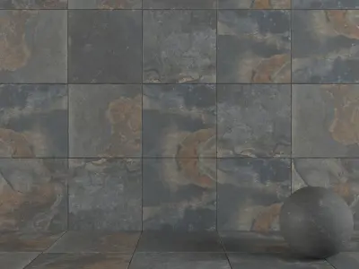 Stone Wall Tiles Kayah Rust 80x80 Set 3 Texture